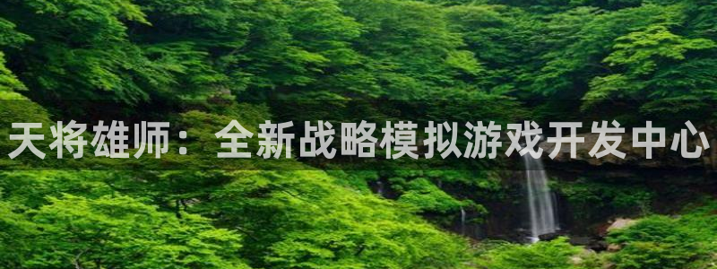 pg国际论坛算法：天将雄师：全新战略模拟游戏开发中心